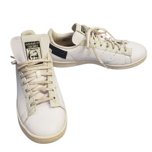Adidas Parley x Stan Smith Shoes Sneakers White Black GV7614 Size 9.5